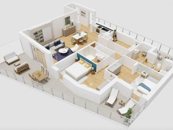 Appartement NEUF T4 dernier étage