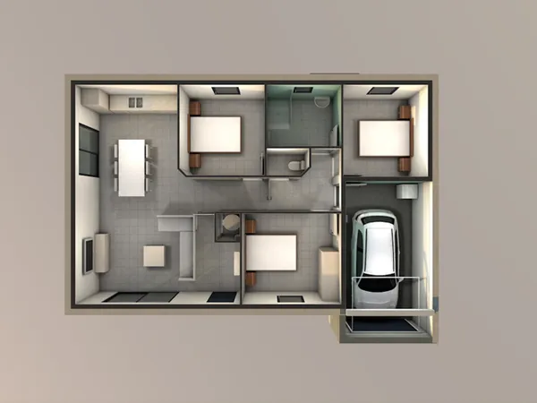 Terrain + maison 80 m²