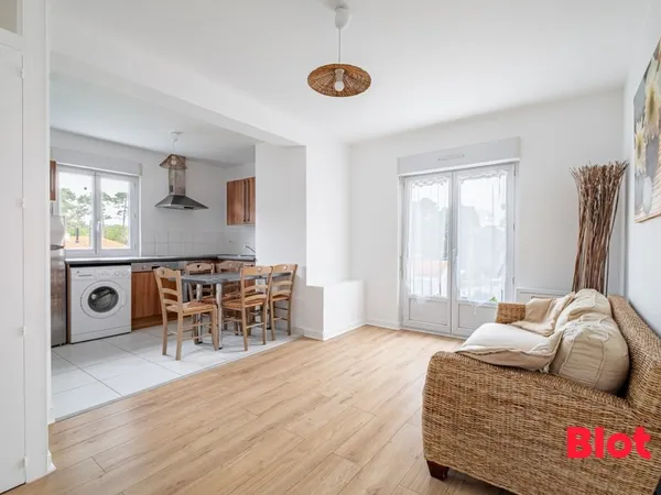 SAINT-BRÉVIN-L'OCÉAN - T3 45,91 M² - DERNIER ÉTAGE - TERRASSE PLEIN SUD 50 M² - PLAGE À 400 M