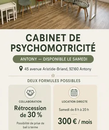 📍[92] Location de salle dans un cabinet médical/paramédical à ANTONY (92)