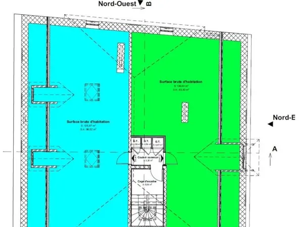 Appartement 3 pièces 103 m²