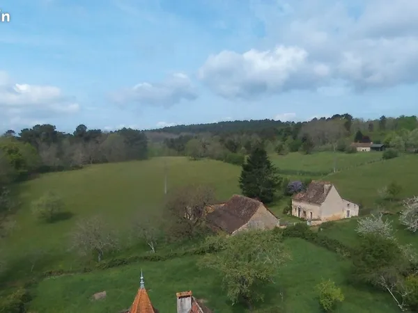 Issac - Terrain de 7 285 m² avec partie constructible, nature et intimité