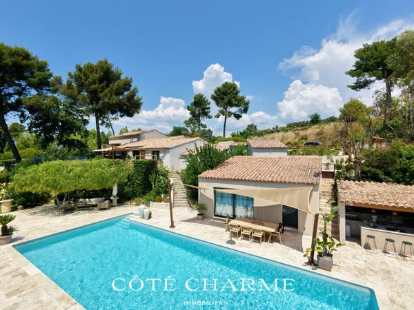 Propriété de Charme avec dépendance et sa piscine de 17 mètres .