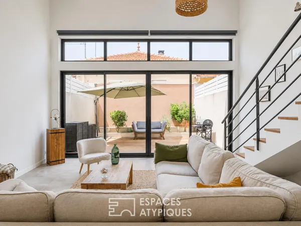 Un loft épuré au coeur de Pézenas