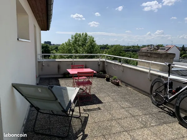 3 Pièces · 67 m² + 25 m² de terrasse · Schiltigheim 67300 · Quartier Fischer