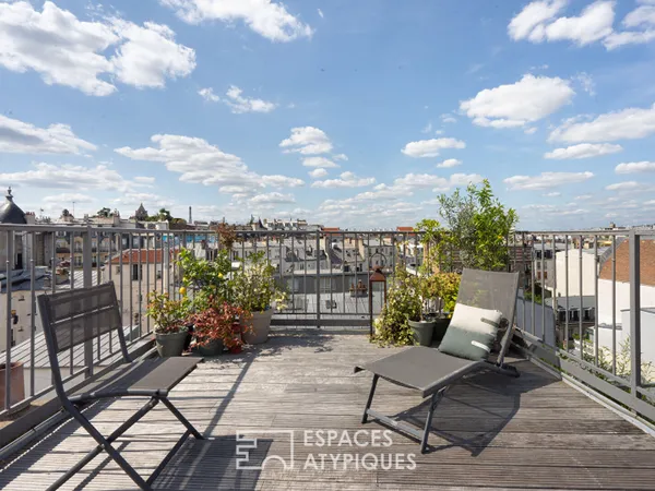 Appartement dernier étage, Rooftop et terrasse