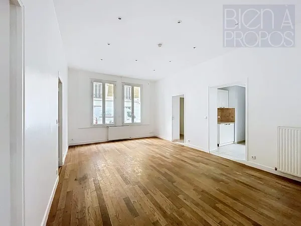 Asnières-sur-Seine - 3 pièces 71 m², 3 m sous plafond, box
