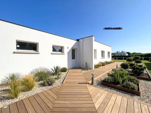 Maison plain-pied lumineuse sans travaux à Sibiril