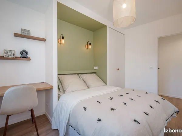 Chambre meublée en coloc rénovée - Centre Corbeil, 5 min RER D