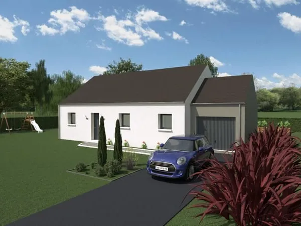 MAISON RECENTE DE PLAIN PIED DE 84 M² HABITABLES MERDRIGNAC