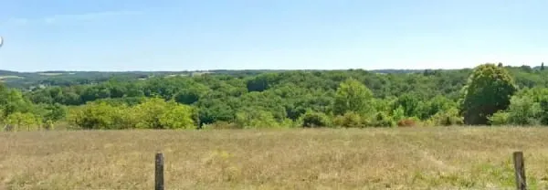 Terrain constructible à vendre Saint-Martin-de-Ribérac 2300m2 vue magnifique