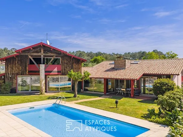 Villa d'architecte à Lanton-Cassy : Volume et Potentiel