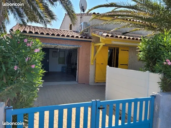 Maison meublée 50m2 Sainte Marie la Mer avec garage terrasse