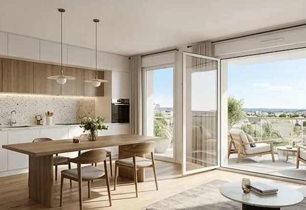 Appartement 3 pièces 63 m²