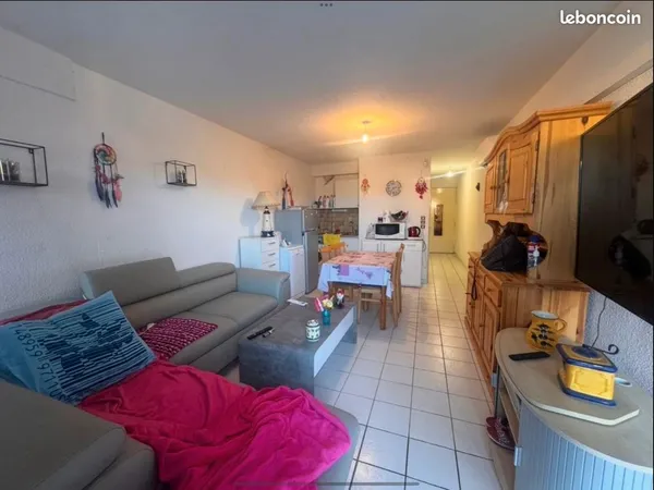 St Pierre La Mer, Appt T1, 34m2