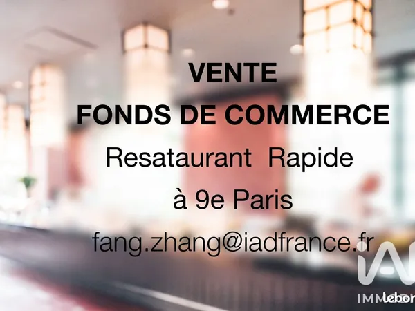 Restaurant 50 m² Paris