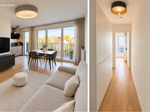 Appartement 3p 67m2 - 2 parkings 1 cave
