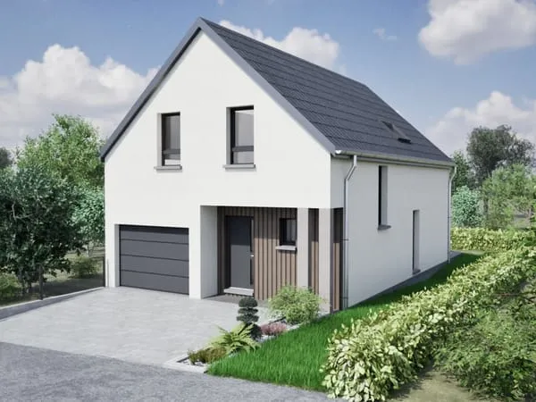 Maison Neuve de 110m² avec 4 chambre sur un terrain de 4 ares - WITTERSHEIM