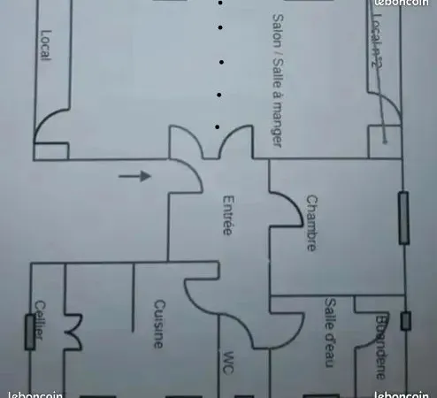 Appart+ garage+ jardin à Illkirch proximité de Strasbourg idéal investisseur