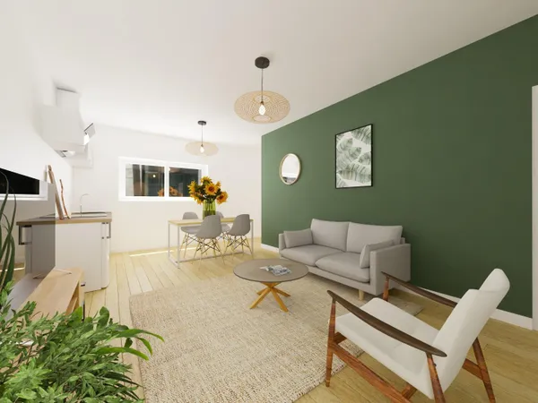 Plateau T2 à aménager - fort potentiel locatif