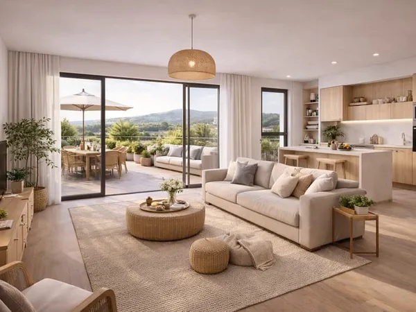 GRAND T3 de 70m² - VUE DEGAGEE LA ROQUE D'ANTHERON