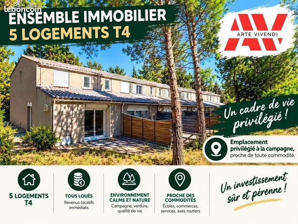 Immeuble 20 pièces 450 m²