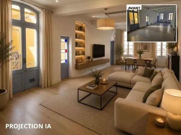 Appartement centre-ville 124 m² avec terrasse privative