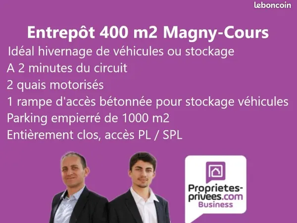 Local autos 400 m²