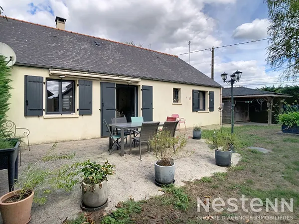 Maison de plain pied, 3 chambres sur une parcelle de 600m².
