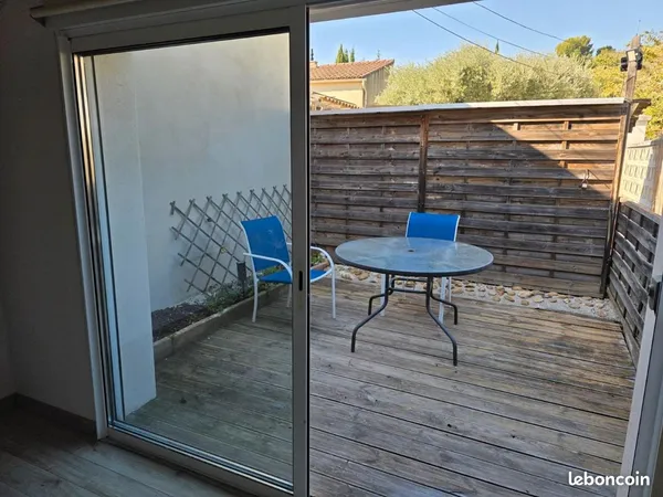 Loue T2 meublé de 40m2 en Rdc