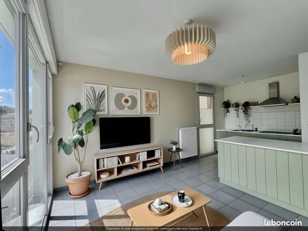 Appartement 3 pièces 57 m²