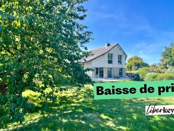 Maison d'architecte au calme, 2 espaces de vie, 5 min des plages, Côte de granit rose
