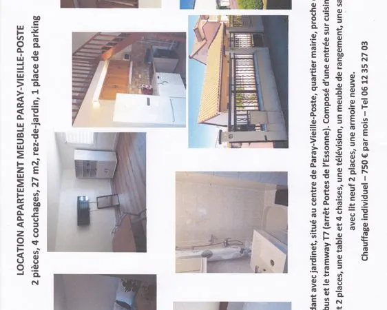 Location appartement meublé