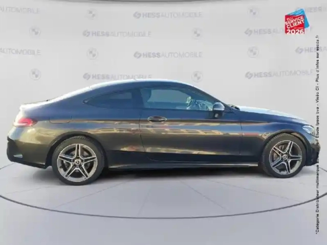 Mercedes Classe C coupé 180 1.6 156ch amg line euro6d-t sieges chauf/cuir gps camera carplay — photo 4