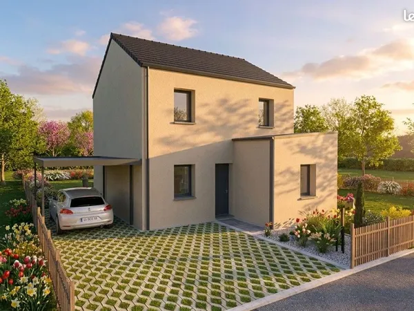Projet de construction d'une maison 92 m² avec terrain à LONGAULNAY (35)