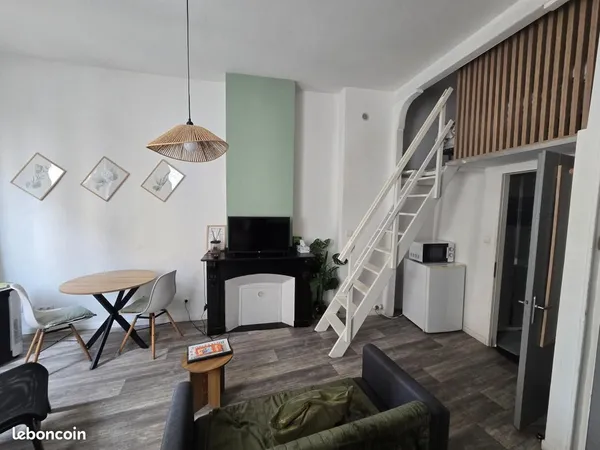 Studio 1 pièce 24 m²