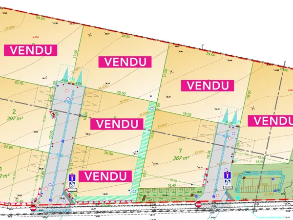 Terrain à bâtir 367 m² Moutiers-les-Mauxfaits