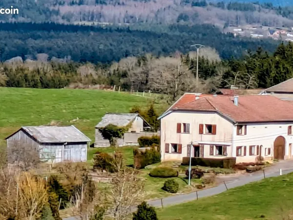 Ancienne ferme Vosgienne réaménagée: 1 logement de 118 m2 + grandes dépendances et possibilité d'un 
