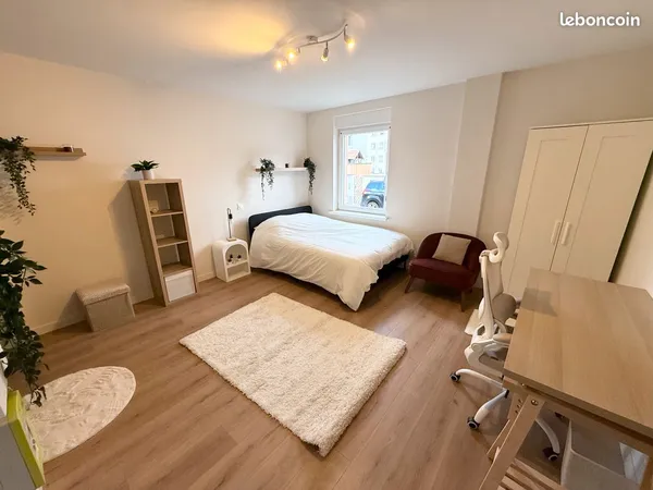 Studio rénové à neuf et meublé - 7200/an - Investissement CLÉ EN MAIN - Rentabilité 7,4%