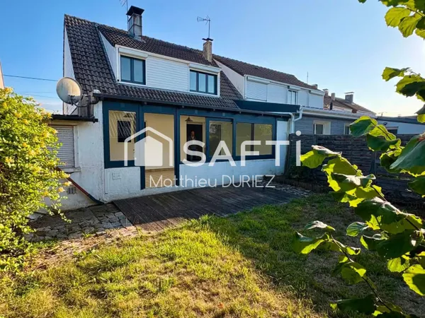 MAISON SEMI-INDIVIDUELLE STEENE 105 m² JARDIN GGE