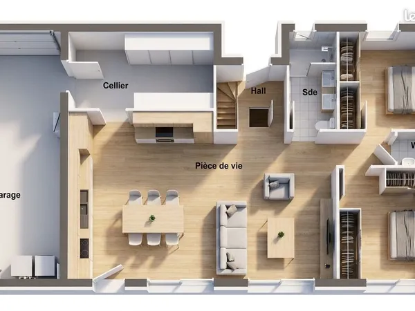 Maison 3 pièces 79 m²