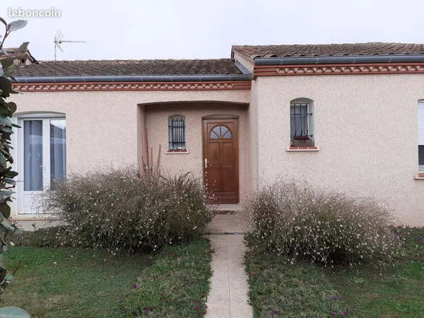 Maison de plein pied 100 M2 à Marssac sur Tarn, lotissement calme