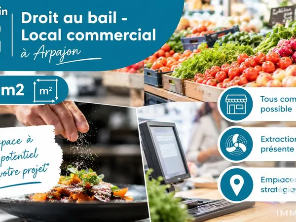 Local commercial 190 m² Arpajon