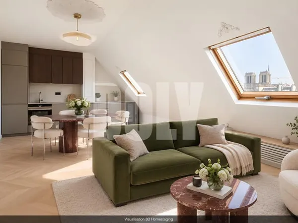 DOLY - STUDIO refait à neuf - 25 m² - Vue sur Notre-Dame , 75006 PARIS