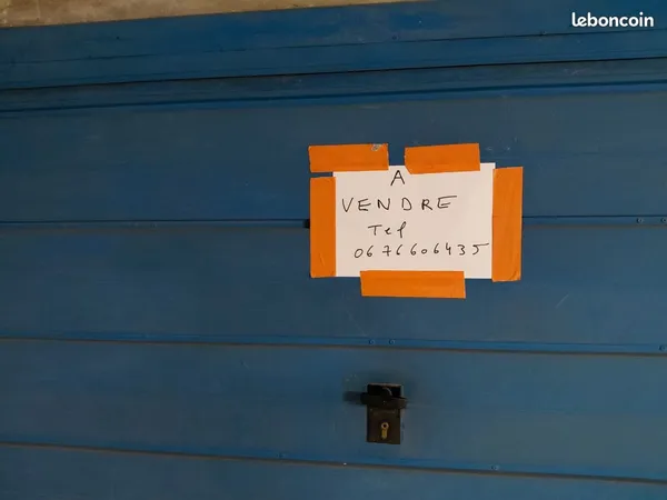Vend garage au cannet