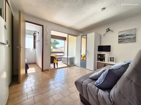 Studio 2 pièces 21 m²