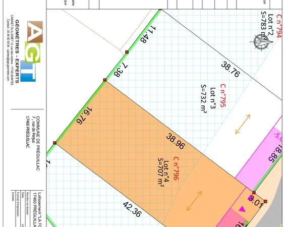 Vente de terrain à construire