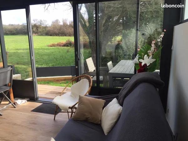 Maison/appartement meublé au RDC d'une maison avec entrée indépendante et jardin privatif de 200 m2