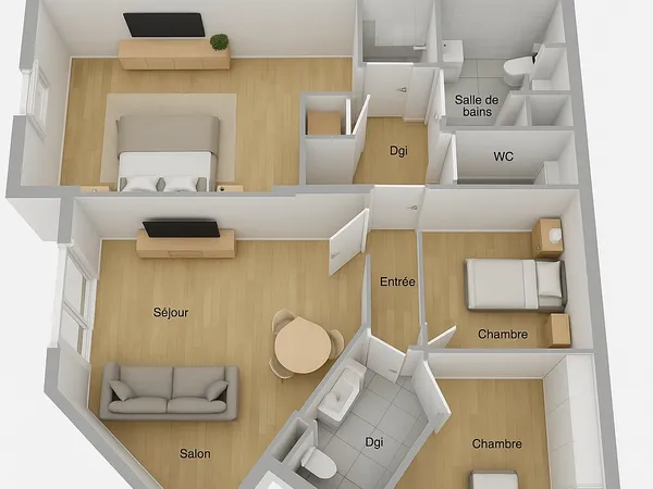 APPARTEMENT DE TYPE 2 TOURNEFEUILLE IDÉAL INVESTISSEUR