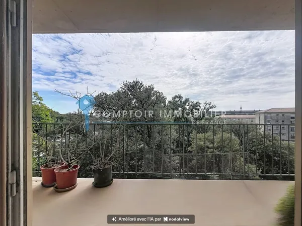 MONTPELLIER T3 avec balcon, garage et cave